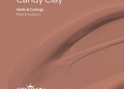 Crown Candy Clay 2.5 Litre Walls & Ceilings Matt Emulsion