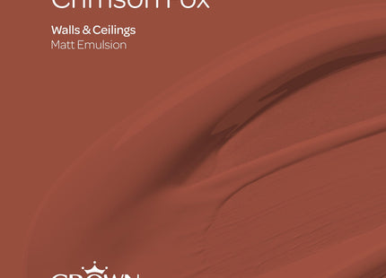 Crown Crimson Fox 2.5 Litre Walls & Ceilings Matt Emulsion