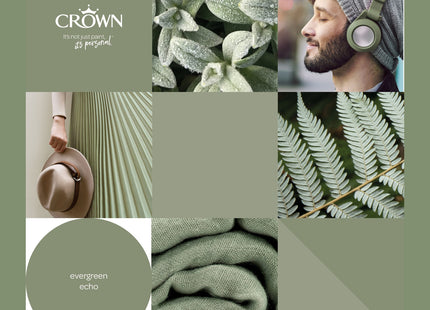 Crown Evergreen Echo 2.5 Litre Walls & Ceilings Matt Emulsion