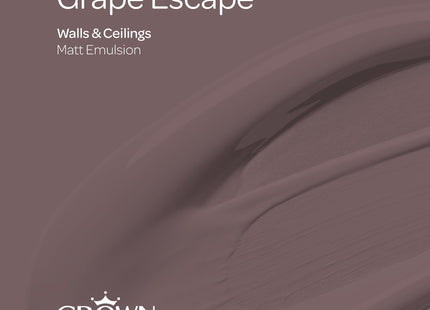 Crown Grape Escape 2.5 Litre Walls & Ceilings Matt Emulsion