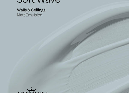 Crown Soft Wave 2.5 Litre Walls & Ceilings Matt Emulsion