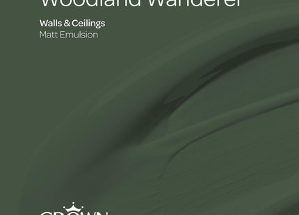 Crown Woodland Wanderer 2.5 Litre Walls & Ceilings Matt Emulsion