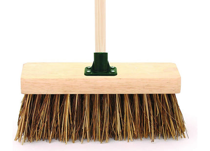 Charles Bentley Heavy Duty Stiff Bassine/Cane Bristle Yard Broom