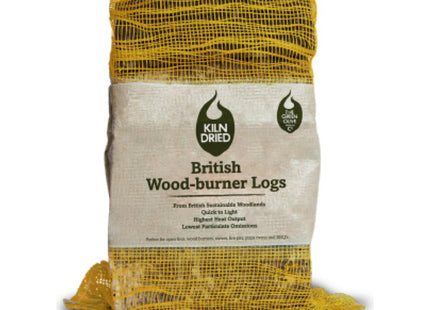 Green Olive Firewood Company Kiln Dried Logs (27 Litre) for Wood Burners 6kg