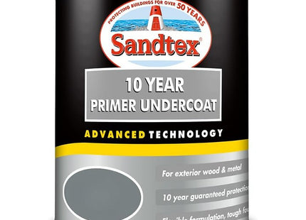 Sandtex 10 Year QD Primer Undercoat Dark Grey 750ml