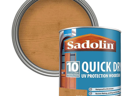 Sadolin Quick Dry UV Protection Woodstain - Light Oak - 2.5 Litre