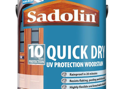 Sadolin - Quick Dry Woodstain Mahogany 2.5 Litre