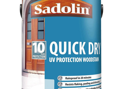 Sadolin Quick Dry UV Protection Woodstain - Natural - 2.5 Litre