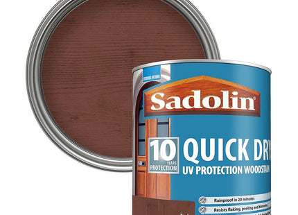 Sadolin Quick Dry UV Protection Woodstain - Teak - 2.5 Litre