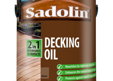 Sadolin Decking Oil (2 in 1) New 2.5 Litre Colour - Clear