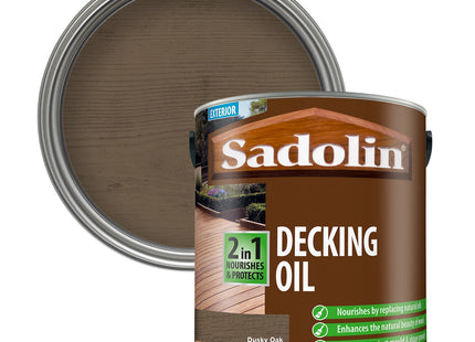Sadolin Decking Oil (2 in 1) New 2.5 Litre Colour - Dusky Oak