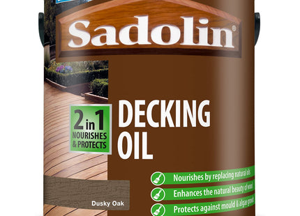 Sadolin Decking Oil (2 in 1) New 2.5 Litre Colour - Dusky Oak