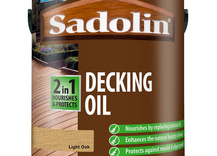 Sadolin Decking Oil (2 in 1) New 2.5 Litre Colour - Light Oak