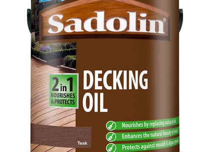 Sadolin Decking Oil (2 in 1) New 2.5 Litre Colour - Teak