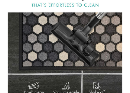 Gardman Mighty Mats Scrape 'N' Sorb Honeycomb Grey Door Mat 40 x 60cm P00028214