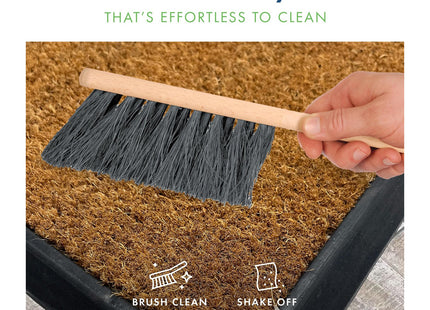 Gardman Mighty Mats Bee Happy Rubber Coir Tray Door Mat 40 x 60cm P00028136