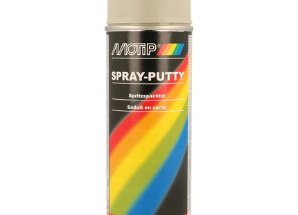 Motip Spray Putty Filler 400ml Beige Grey 04062