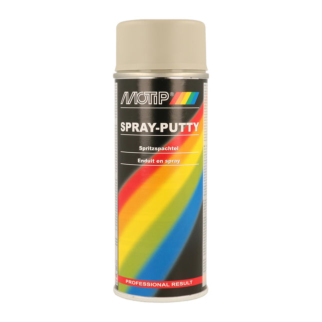 Motip Spray Putty Filler 400ml Beige Grey 04062