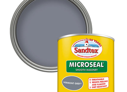 Sandtex 150ml Tester Pot Vermont Grey Ultra Smooth Masonry Paint