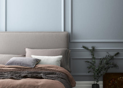 Crown Crafted Blue Glaze Matt Emulsion Dusty Blue Grey Paint 2.5 Litre