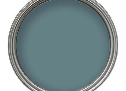 Crown Crafted Button Box Matt Emulsion Muted Blue Green Paint 2.5 Litre