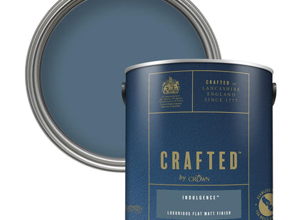 Crown Crafted Indulgence Matt Emulsion Dark Blue Paint 2.5 Litre