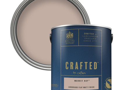 Crown Crafted Market Day Matt Emulsion Warm Neutral Paint 2.5 Litre