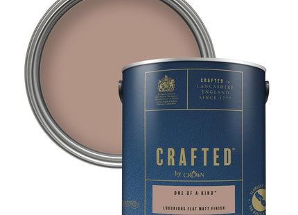 Crown Crafted One of a Kind Matt Emulsion Warm Mid Brown Paint 2.5 Litre