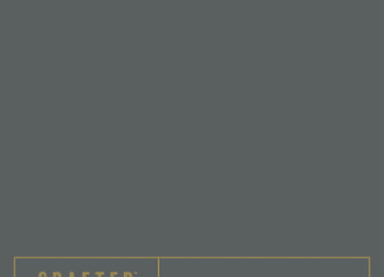 Crown Crafted Work of Art Matt Emulsion Dark Grey Paint 2.5 Litre
