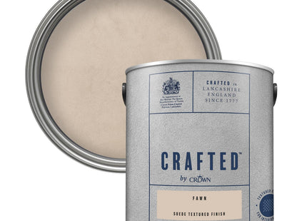 Crown Crafted Suede Fawn Beige Paint for Walls & Ceilings 2.5 Litre
