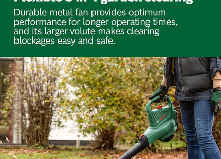 Bosch Electric Leaf Blower and Vacuum UniversalGardenTidy 3000 W, Weight: 4.7kg 50 Litre