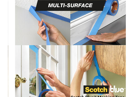 ScotchBlue Multi-Surface Premium Masking Tape, 48mm x 41m, 1 Roll/Pack Indoor & Outdoor, 100% Pefc