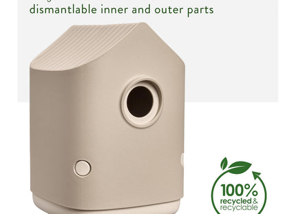 Elho Cosy Bird House 18cm Birdhouse - Mushroom Beige