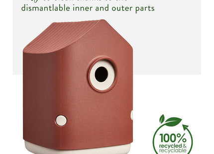 Elho Cosy Bird House 18cm Birdhouse - Tuscan Red