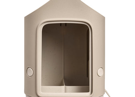 Elho Cosy Bird Feeder 18cm Birdfeeder - Mushroom Beige