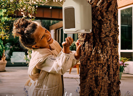 Elho Cosy Bird Feeder 18cm Birdfeeder - Mushroom Beige