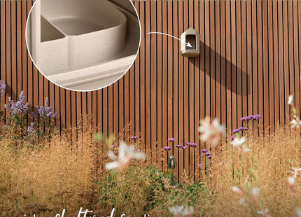Elho Cosy Bird Feeder 18cm Birdfeeder - Mushroom Beige