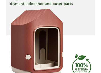 Elho Cosy Bird Feeder 18cm Birdfeeder - Tuscan Red