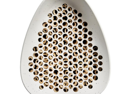 Elho Essential Bee Hotel 18cm Insecthotel - Fibrous Grey
