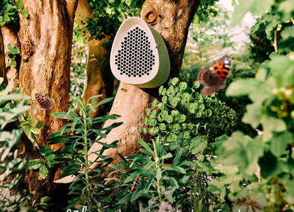 Elho Essential Bee Hotel 18cm Insecthotel - Fibrous Grey