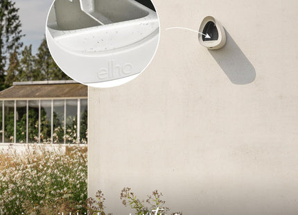 Elho Essential Bird Feeder 18cm Birdfeeder - Fibrous Grey