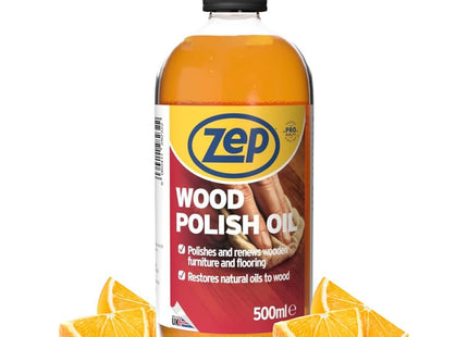 Zep Wood Polish Oil Wood Polish for Furniture 500ml