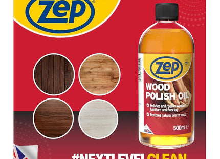 Zep Wood Polish Oil Wood Polish for Furniture 500ml