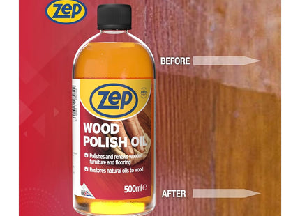 Zep Wood Polish Oil Wood Polish for Furniture 500ml