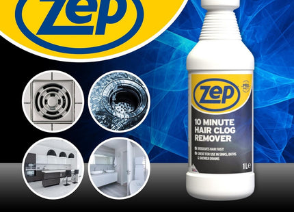 Zep Commercial 10 Minute Hair Clog Remover 1 Litre