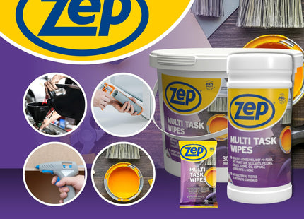 Zep Multi Task Wipes, 100-Count