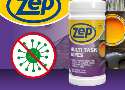 Zep Multi Task Wipes, 100-Count