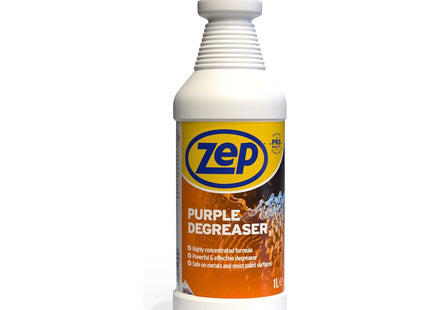 Zep Purple Degreaser Concentrate 1 Litre - Heavy Duty for Cleaning Products, Dilutes Up to 50 Litre