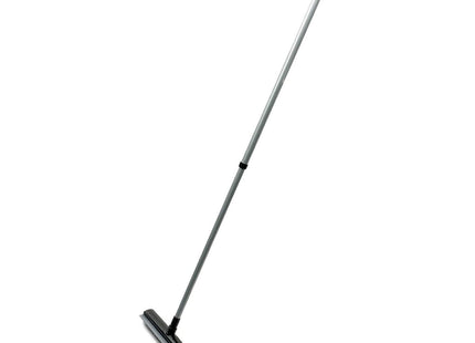 Addis Rubber Broom In Metallic Grey - Perfect For Sweeping Carpets