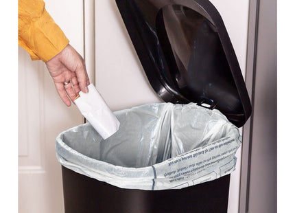 Addis Eco Made from 100 percentage Plastic Family Kitchen Pedal Bin, 40 Litre, 518999ADF, Recycled Black